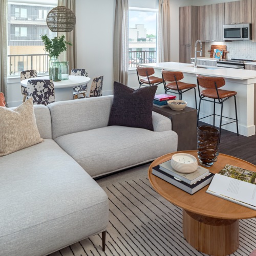 Living Room to Kitchen Living Room to Kitchen